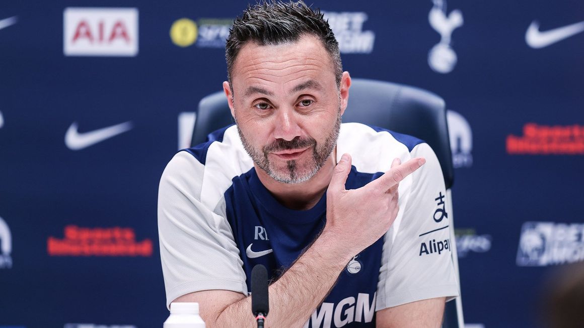 Pelatih Tottenham, Roberto De Zerbi, setuju lepas Cristian Romero