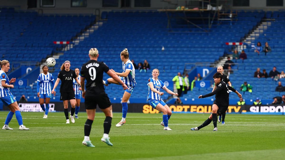 Toko Koga scores from distance against Brighton