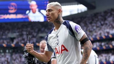 Richarlison celebrates against Burnley
