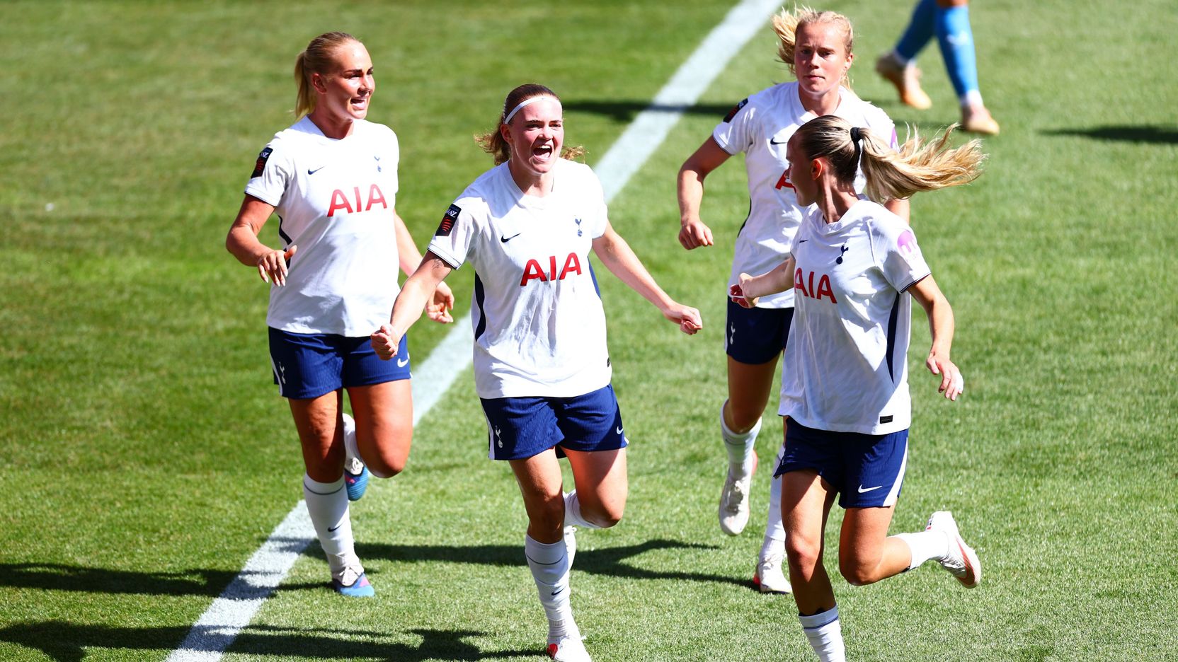 Siggy celebrates her goal
