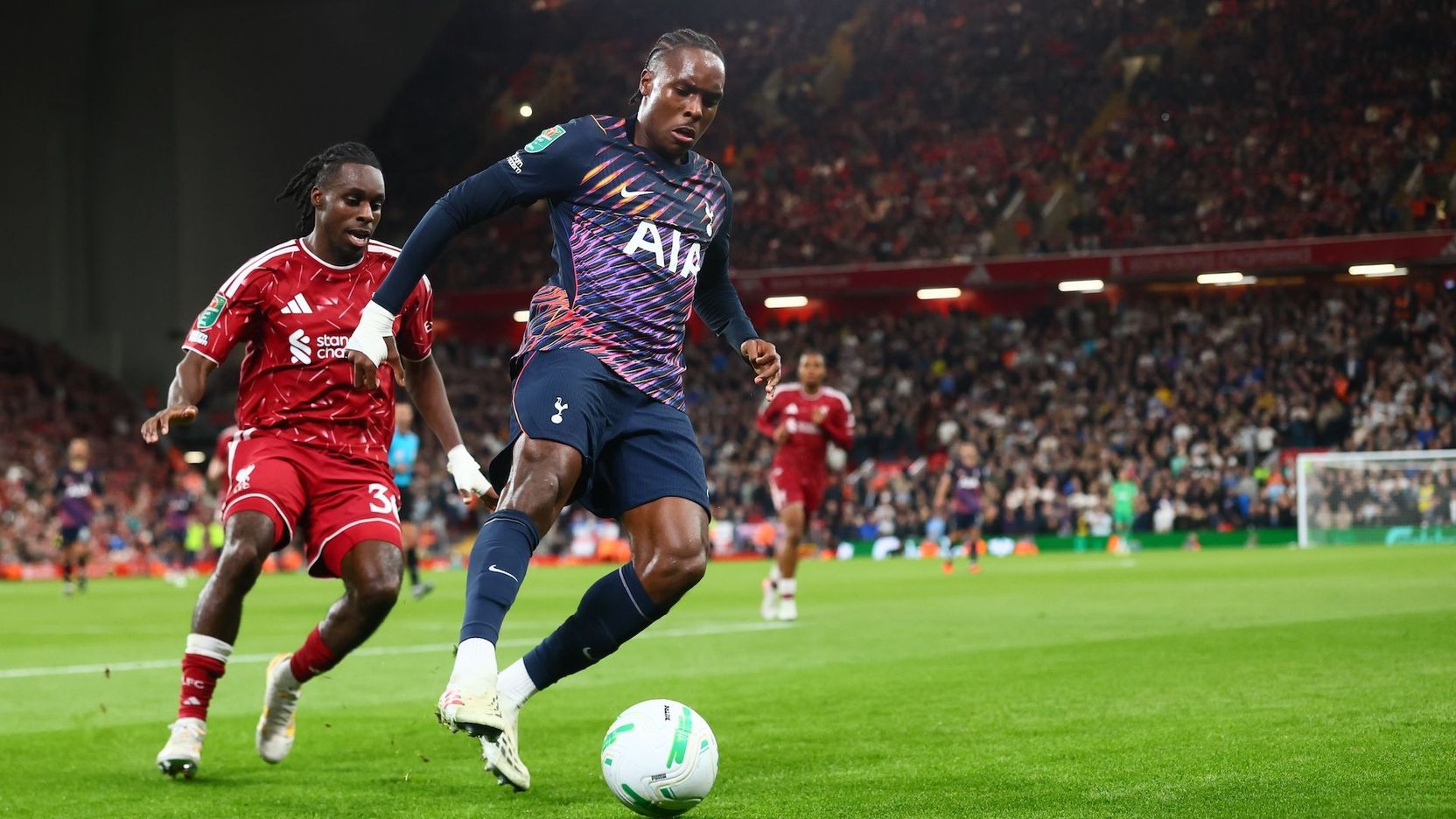 Mathys Tel Liverpool Tottenham Hotspur Carabao Cup 2026