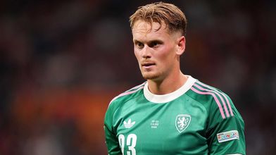 Antonin Kinsky on his senior international debut for Czech Republic