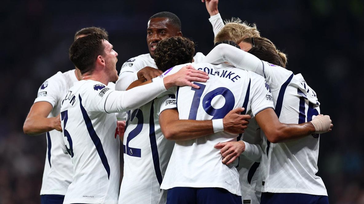 Tosin joins the celebrations after James Maddison's goal against Coventry