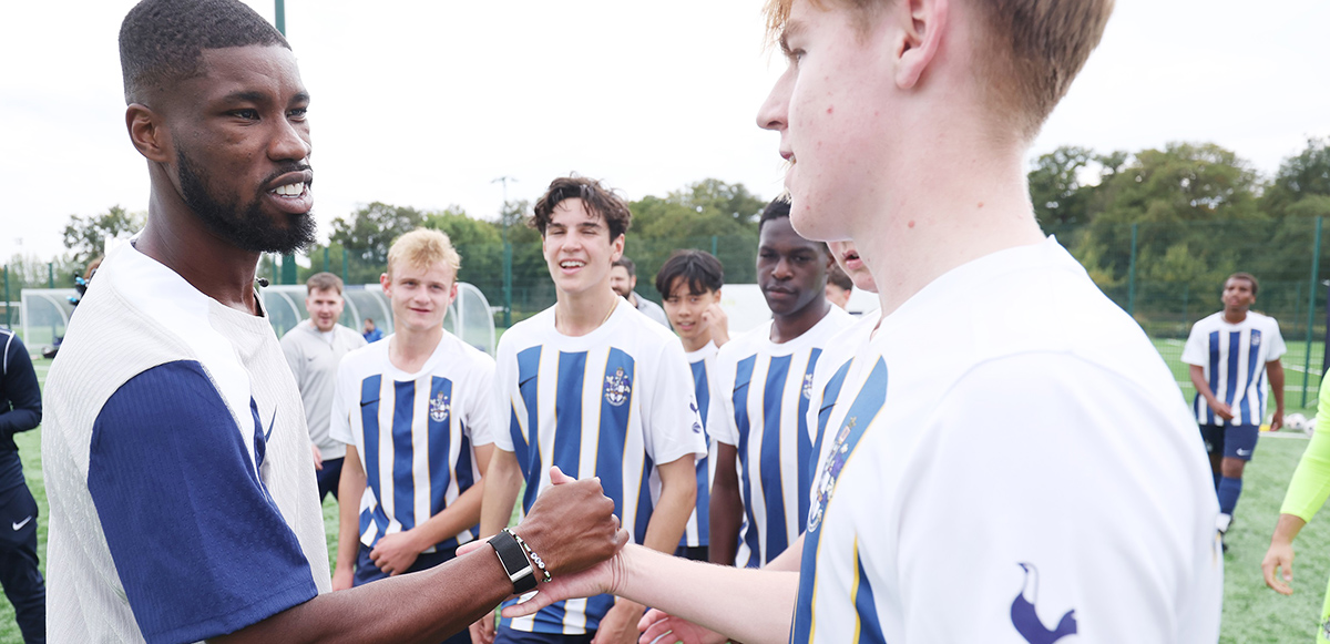 Archie and Kevin champion pathways for young footballers