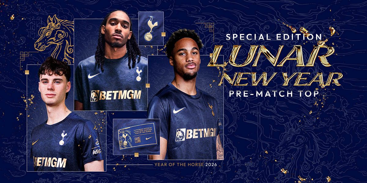 Special edition pre-match top designed to celebrate Lunar New Year