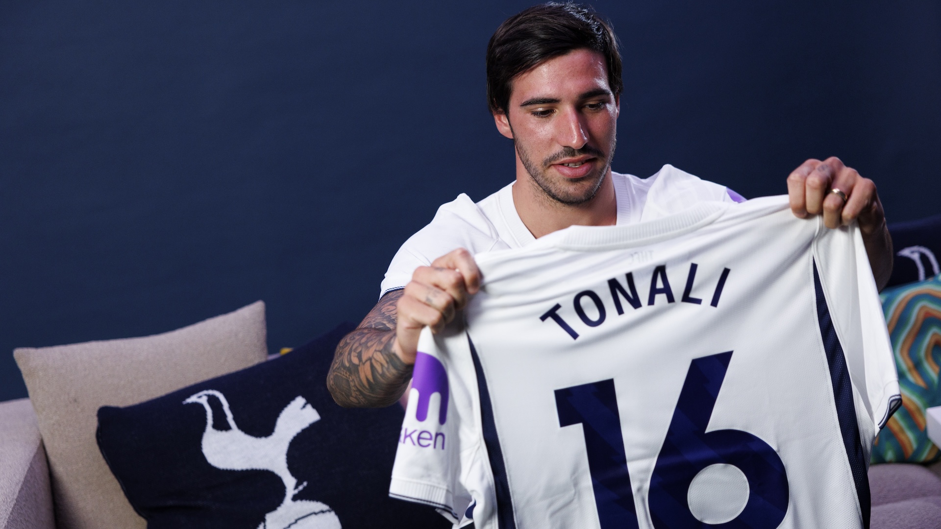 Tonali shirt number confirmed - Tottenham Hotspur