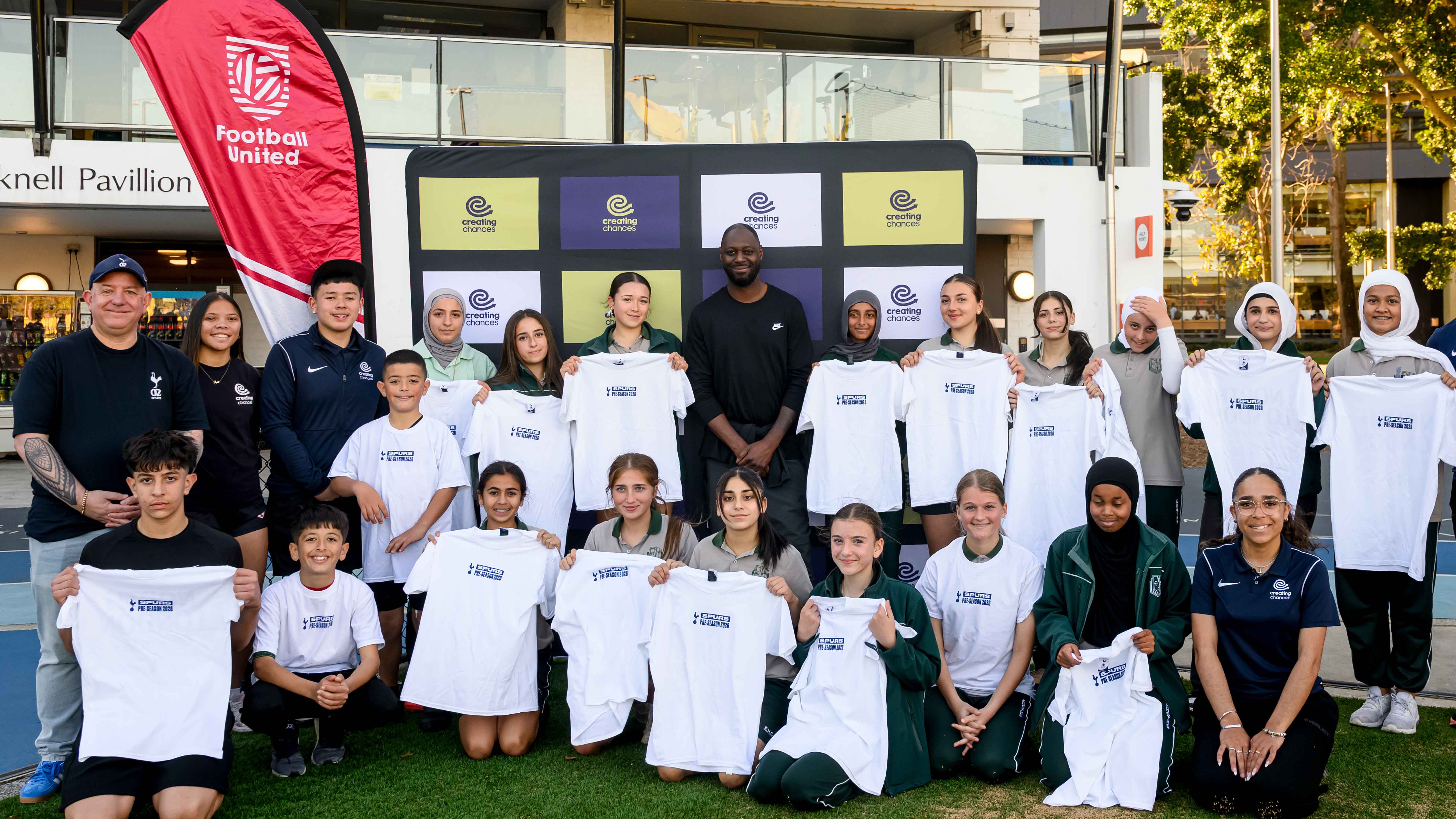 Ledley King helps deliver community football session alongside Spurs fans in Sydney - Tottenham Hotspur