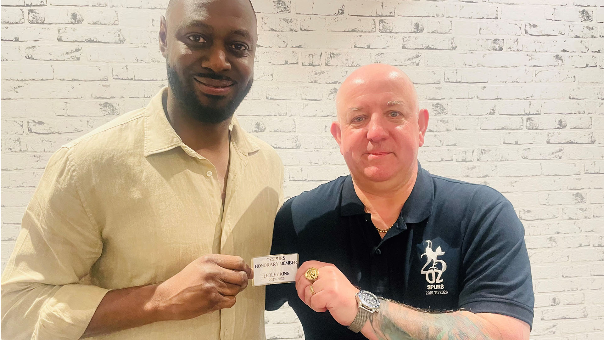 Special recognition for Ledley at OzSpurs' 25th anniversary celebration - Tottenham Hotspur
