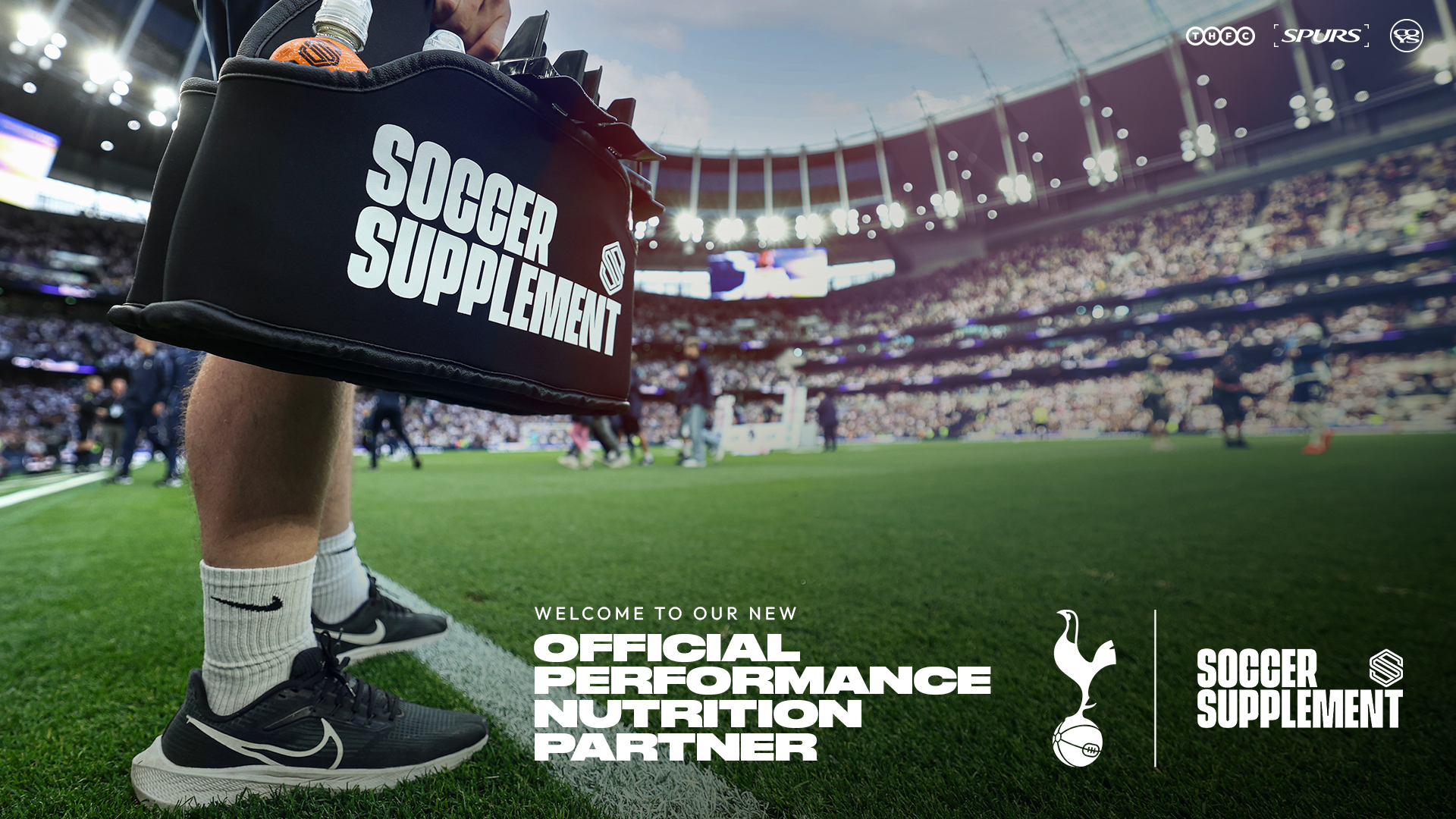 Soccer Supplement announced as Official Performance Nutrition Partner - Tottenham Hotspur