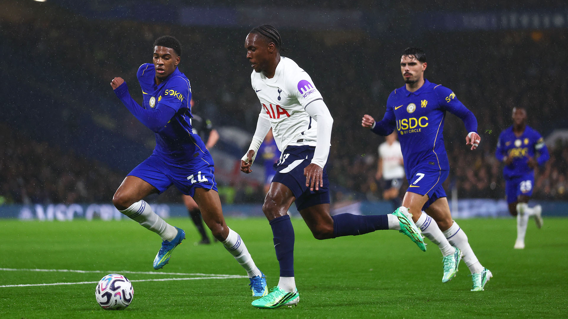Image accompanying Mathys Tel: “It’s a step forward – I can still do better”, from Tottenham Hotspur